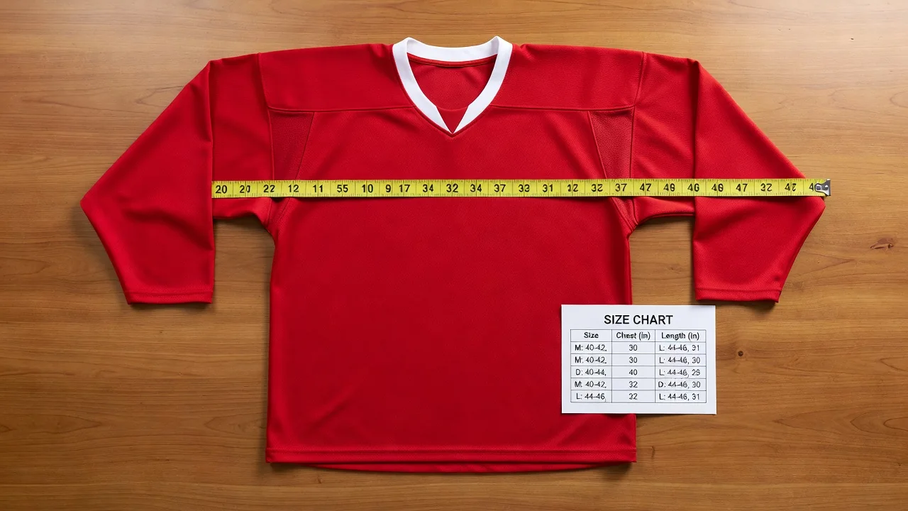 How to Choose the Right NHL Jersey Size